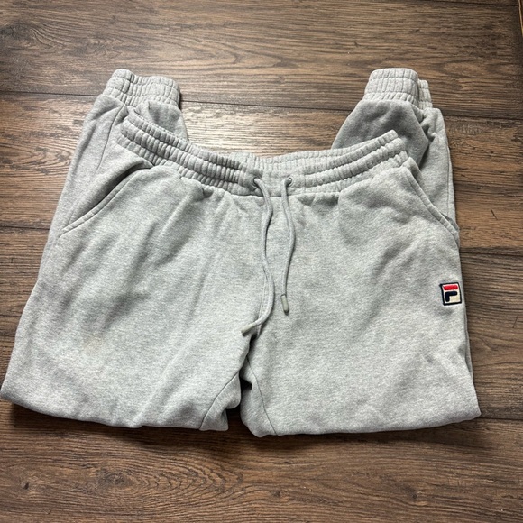 Fila Kids Light Gray Joggers - Picture 1 of 3